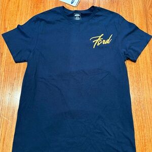 Ford Dark Blue Tee with Gold Logo